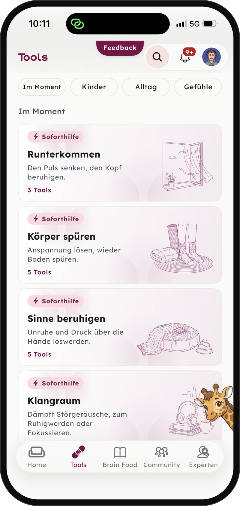 App, Werkzeuge