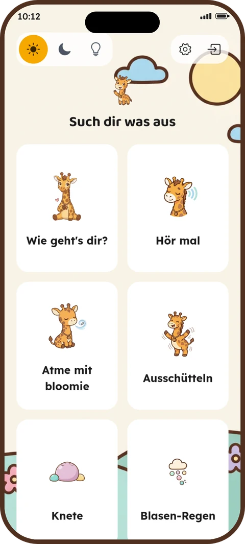 Der Bereich bloomnow Kids